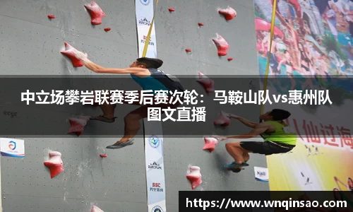 中立场攀岩联赛季后赛次轮：马鞍山队vs惠州队图文直播